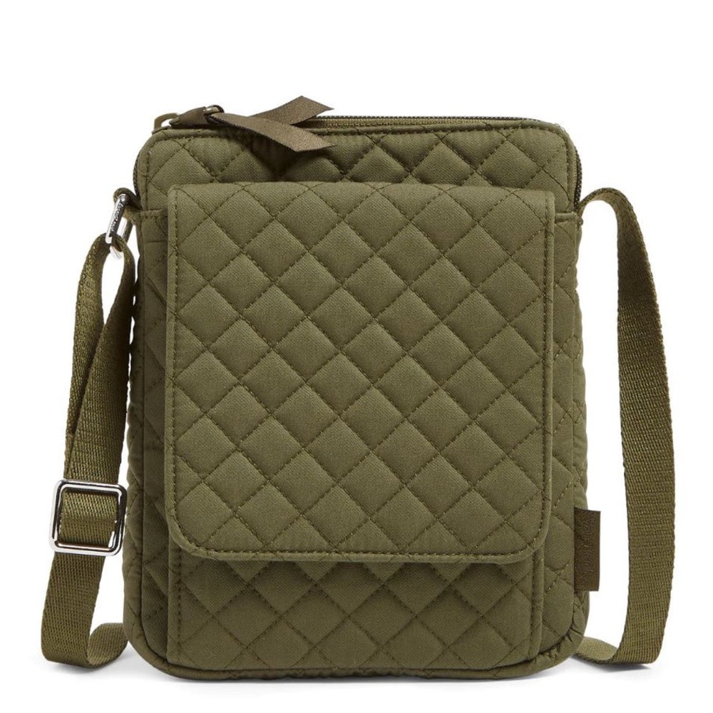 Vera Bradley RFID Mini Hipster Crossbody Handbag Climbing Ivy Green